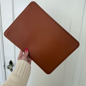 Apple Brown Leather Laptop Sleeve 13 inch